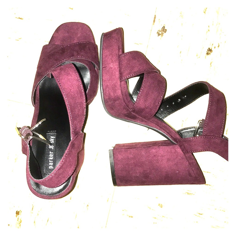 NWOT Parker & Sky Heels, Size 7